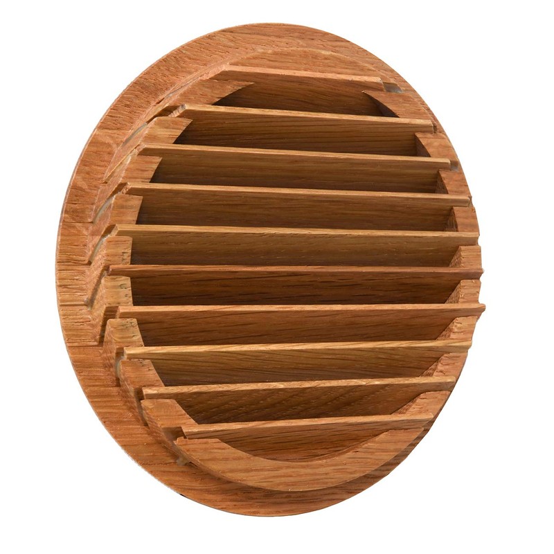La Ventilazione LGRS125QL Ventilation Grille Round Painted Oak Diameter 140