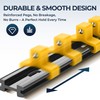 Reniteco 9-Piece Socket Organizer Set - 1/4-Inch x 48 Clips,