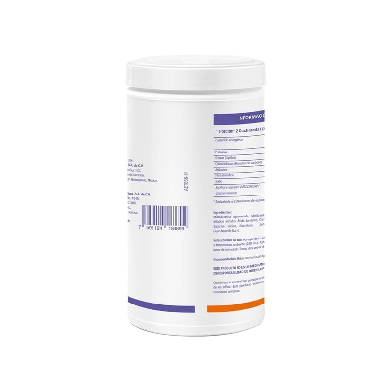 Suplemento Alimenticio Fibiomet Polvo Sabor Naranja, 270 gr