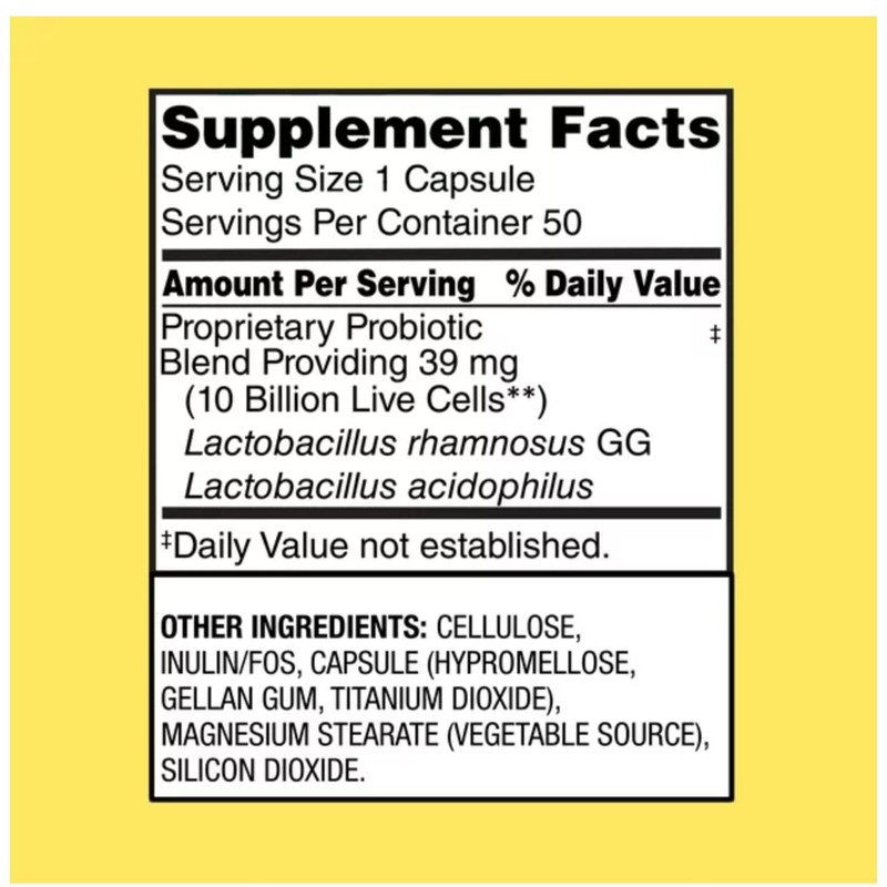 Equate Probiotic Supplement Digestive System Support - Overall Digestive Health