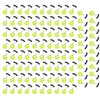 BRIIKPP 100pcs Fishing Floatation Rubber Sinker Stopper Cushion Freshwater Saltwater