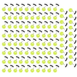 BRIIKPP 100pcs Fishing Floatation Rubber Sinker Stopper Cushion Freshwater Saltwater