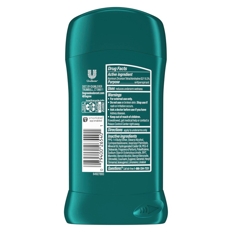 Degree Original Antiperspirant Deodorant Cool Rush 48-Hour Sweat & Odor