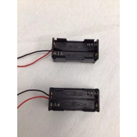 Portable 6 Volt Battery Pack AAA Battery Holder with Lead Wires (2 pack)