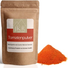 JKR Spices® 250 g Tomato Powder - Fine Powder from Sun-Ripened and Dried Tomatoes | For Cooking Mediterranean Dishes - Our Tomato Powder Made From Ground Tomatoes | Natural