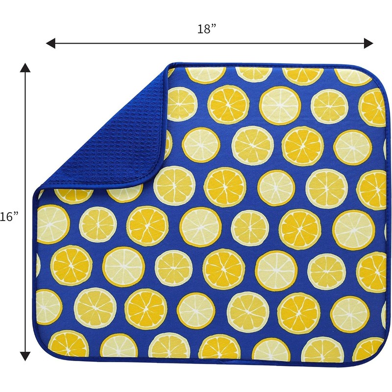 Microfibre Dish Drying Mats for Kitchen Super Absorbent Dish Drainer