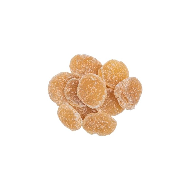 OliveNation Crystalized Ginger Slices, Sweet and Spicy Candied Ginger, Kosher,