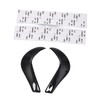 Gear Shift Knob Cover Carbon Fiber Console Shifter Head Trim