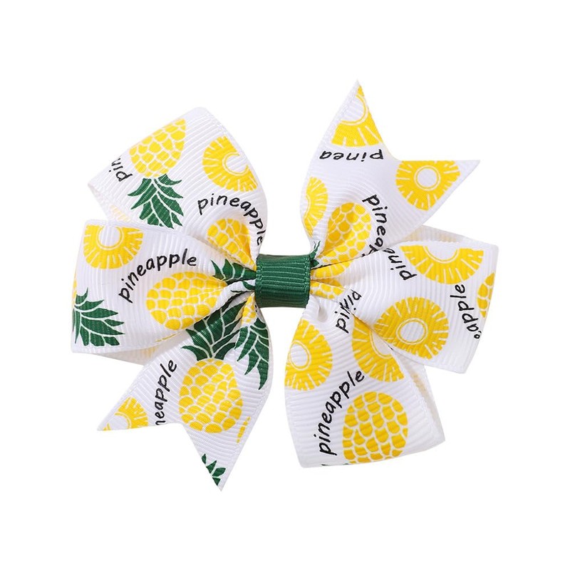 Baby Girls Pineapple Bow Headband Pineapple Hair Clips Pin Pineapple