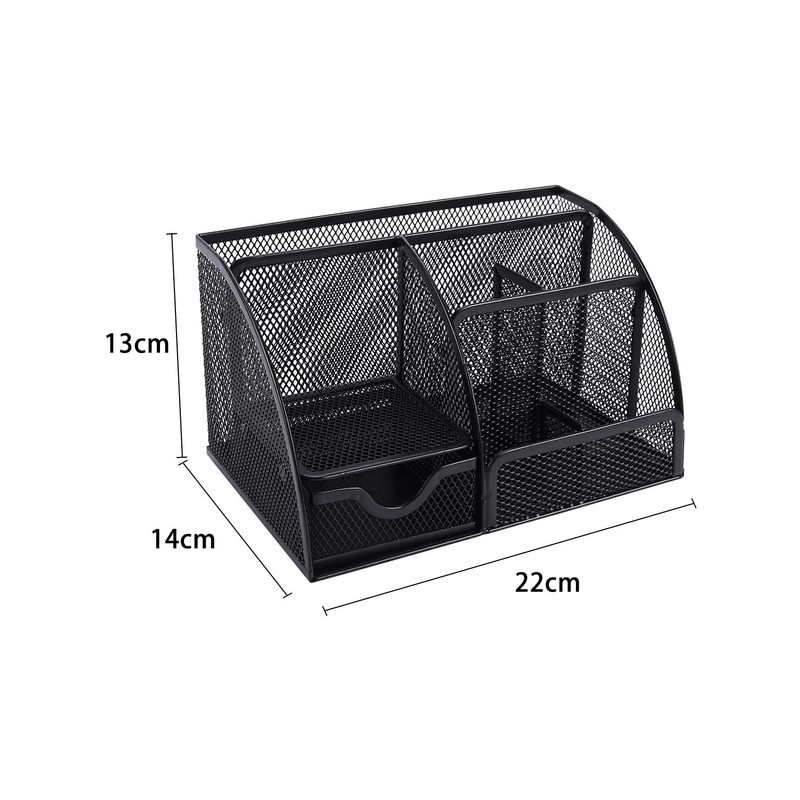 EasyPAG Office Mesh Desk Tidy Versatile Stationery Storage Desktop Organiser