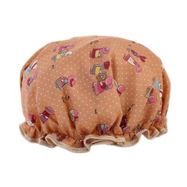 Mikinona 2pcs Women Bathing Cap Cap Bathing Accessories Double Layer Shower Cap Hair Cover for Shower Hat Accessories Bath Cap Waterproof Swim Cap Elastic Cap Shower Accessories