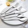 LIANYU Heavy Duty Silverware Cutlery Set, 20-Piece Stainless Steel Flatware