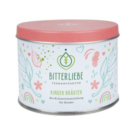 BitterLiebe® Teemanufaktur Children's Organic Herbal Tea Loose for Babies and Children with the Power of Bitter Substances, Bitter Herbs, Chamomile, Fennel, Cumin and Much More (85 g)