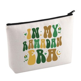 Ramadan Mubarak Toiletry Bag Religious Gift Ramadan Kareem Month Gift Eid Mubarak Gift In My Ramadan Era Makeup Bag For Muslim (RamadanEraMup)