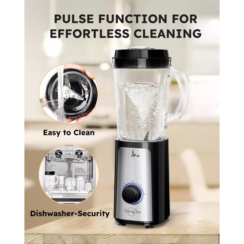 SANGCON 5 in 1 Blender and Food Processor Combo for