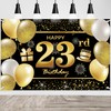 23rd Happy Birthday Banner IMISI Birthday Decorations Birthday Backdrop Decorations