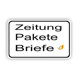 Generisch 1 x Newspaper Package Letters Lettering Symbol Sticker Decal (R 39/6) W (20 x 10 cm)