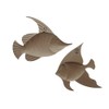 FRANK FLECHTWAREN Wall Decoration Fish Set of 2 Metal Dimensions: