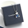 constantlife Teddy Bear Cremation Jewelry Ashes Heart Urn Necklace for