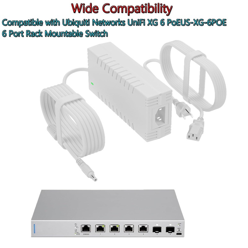 54V 210W Power Adapter（White） 3.9A Output for Ubiquiti UniFi XG