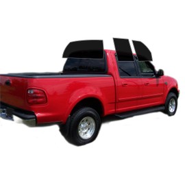 AUTOTEK Precut Windows Tint Film All Sides Cars Sun Blocking Protection Privacy Anti Shatter Glass 2 Ply Film Any Tint Shade kit for Ford F150 Crew Cab 1997-2003