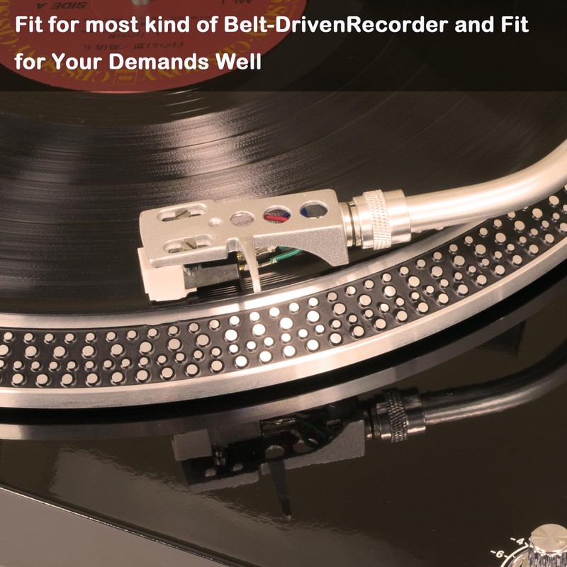 3 Pieces Turntable Belt Different Specifications Machine Recorder Rubber Belt