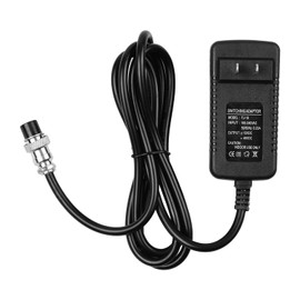 Mixing Console Mixer Power Supply AC Adapter 15V 230mA Universal 4-Pin Round Connector for 16 Channels or Below Mixing Consoles Replacement Accessories 100-240V Input US Plug