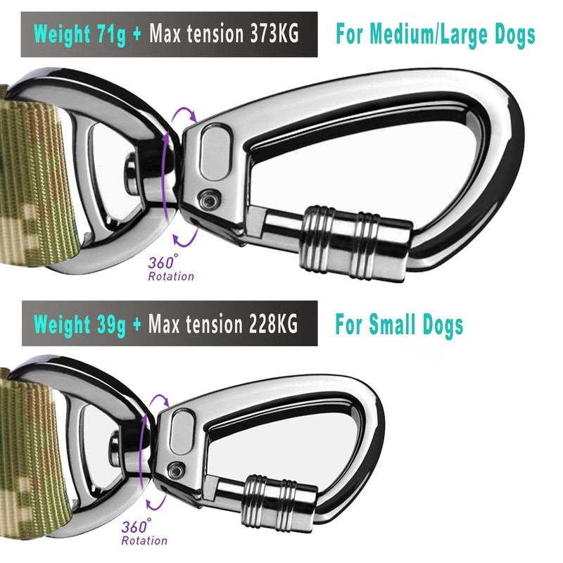 Hotsky Tactical Dog Leash Heavy Duty for Medium Large Dogs