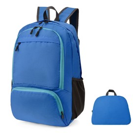 HYCOPROT Ultralight Foldable Backpack 35 L, Waterproof Hiking Backpack Packable Backpacks, Travel Backpack for Women Men Camping Outdoor Hiking Cycling Climbing, Blue- 1