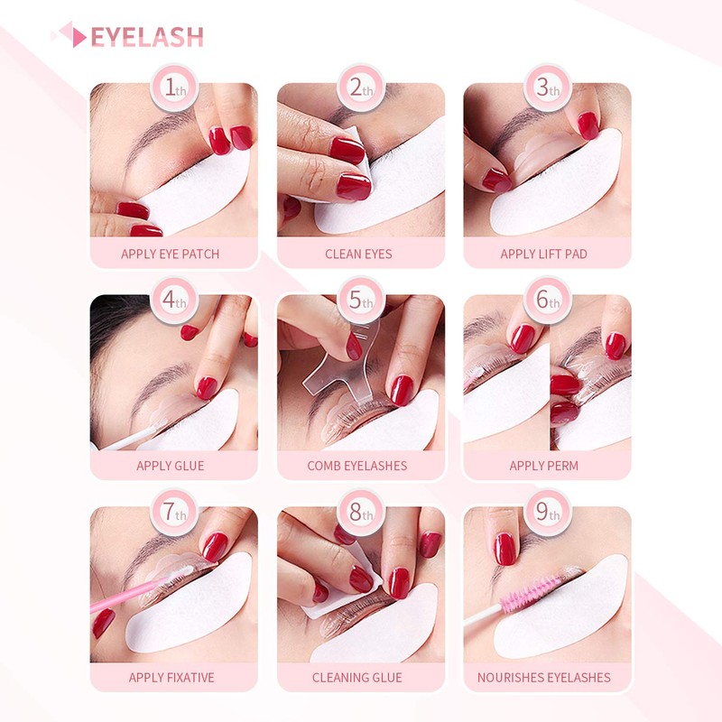 Eyelash Lifting Set, Scdom Lash Lifting Set and Brow Lifting