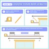 Byondeth Curtain Rods for Windows 16 to 120 Inches Adjustable