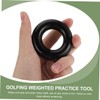 NOLITOY 2pcs Golf Weighted Swing Rings Golf Training Aid Tool
