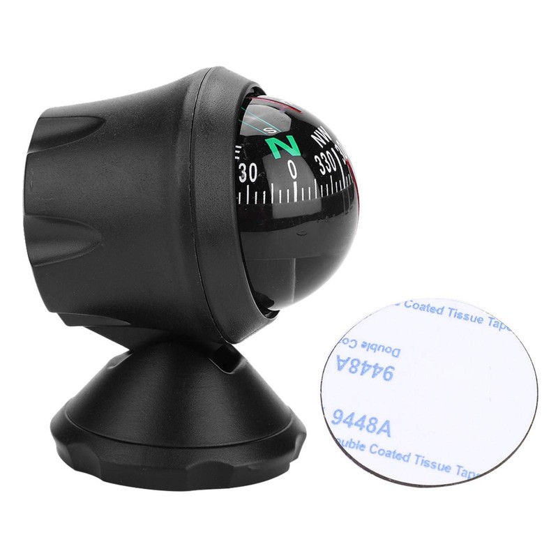 Ausla Boat Compass Portable Adjustable Navigation Bullet Compass with High