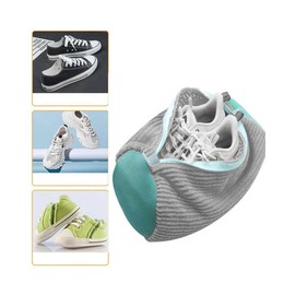 JEJA Shoes Wash Bag Trainers, Shoes for Washing Machine, Shoe Wash Bag, Reusable, Pack of 2, Grey