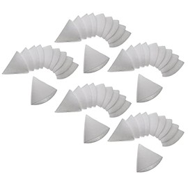 vhbw 50 x Cone Filters Compatible with Zehnder ComfoValve Luna E125 Ventilation System - Exhaust Filter G4, DN 100 White