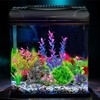 Ameliade Aquarium Artificial Plastic Plants Decorations and Rock Cave Decor