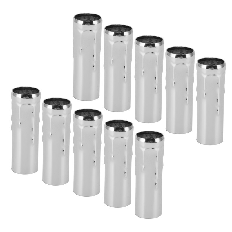 10Pcs E14 Metal Tube for Candle Lamp Holder Lamp Base
