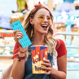 Kosiz 4000 Sheets Raffle Ticket with 25 Bid Numbers Per Sheet Auction Tickets Chinese Auction Basket Silent Auction Tickets Drink Tickets for Classroom School Church Events(Lake Blue)