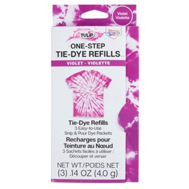 Tulip One-Step Tie-Dye Kit Dye Refill Packs, Violet