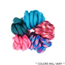 Zesty 550lb Survival Paracord Random Combo Crafting Kit by West Coast Paracord - 10 Colors of 500lb Cord and 10 Buckles - Type III Paracord - Make 10 Paracord Bracelets - Great Gift (Zesty, 50 Feet)