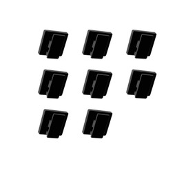 Klizdum Quilt Hangers for Wall Display, Tapestry Hangers, No Damage Adhesive Quilt Clips, Hooks for Hangings, Duty Plastic Wall Clips for Blankets, Rugs, and Tapestries (8Pack Black)