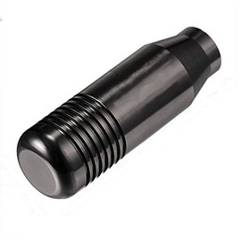 BOOMBOOST Car Gear Shift Knob Aluminum Universal Car Manual Gear Shift Knob Handle Shifter Lever 8.5cm Black