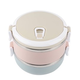 thermo-lunchbox + Thermal Lunch Box Portable Stainless Steel Container Bento Food (2 layers)