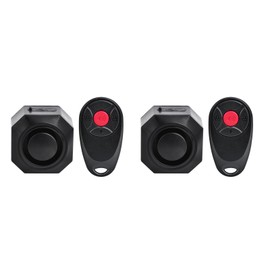 GREENCYCLE USB Rechargeable Alarm, Anti Theft Vibration Sensor, Waterproof Wireless Remote Alarm for Electric Scooter, Ebike, Motorcycle, Trailer, Bicycle（2PK