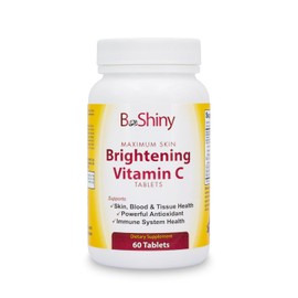 Vitamin C 1000mg Maximum Skin Brightening with Rose Hips and Bioflavonoids Immune Support Supplement, Antioxidant Tablets Healthy Aging, Builds Energy and Overall Well-Being