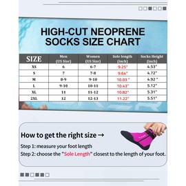 XUKER Neoprene Socks, 3mm Beach Volleyball Sand Soccer Wetsuit Socks Water Booties for Diving Surfing Snorkeling Kayaking Rafting Sailing Paddling, Low Cut