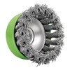 Draper 08054 Stainless-Steel Twist-Knot Wire Cup Brush, 75mm, M14