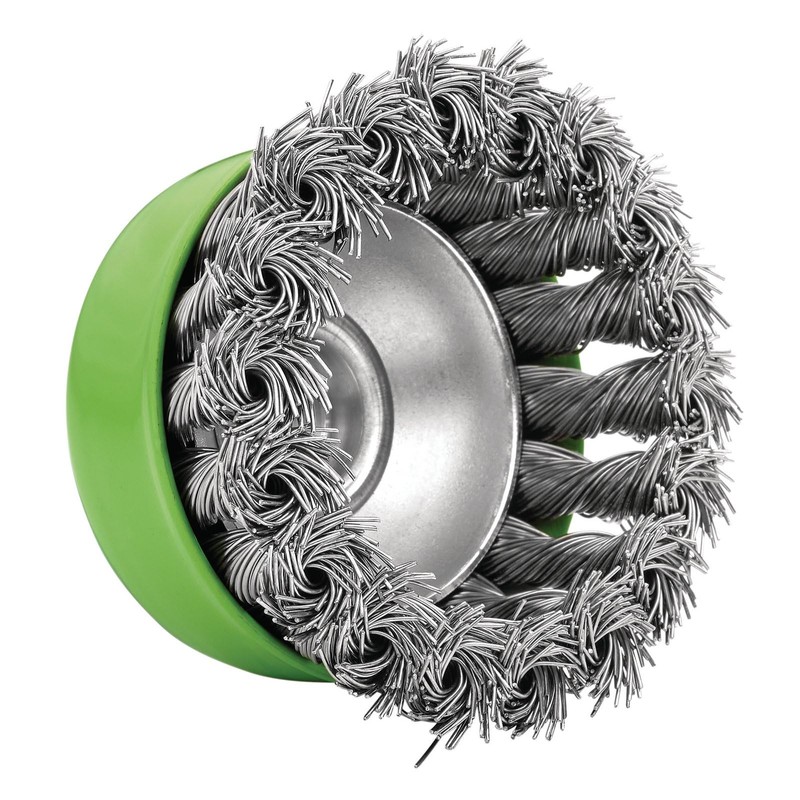 Draper 08054 Stainless-Steel Twist-Knot Wire Cup Brush, 75mm, M14