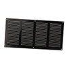 EUROPLAST Black 14x6 Duct Opening Vent Cover with Screen Mesh