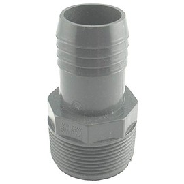 PLUMB eeze 1-1/4" Insert x 1-1/2" MPT Poly Adapter